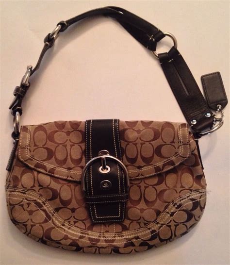 how much are used coach purses worth|ebay used coach shoulder bags.